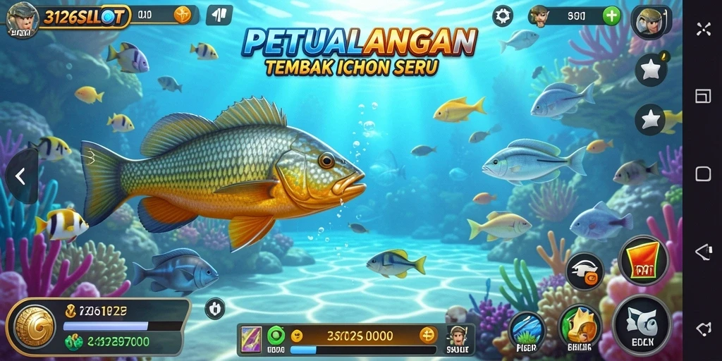 Gameplay seru 3126SLOT menembak ikan dengan grafis yang memukau.