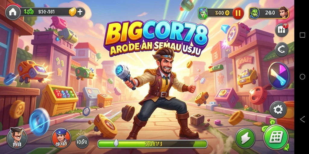 Screenshot gameplay BIGCOR78 menampilkan aksi seru dan grafis yang menarik.