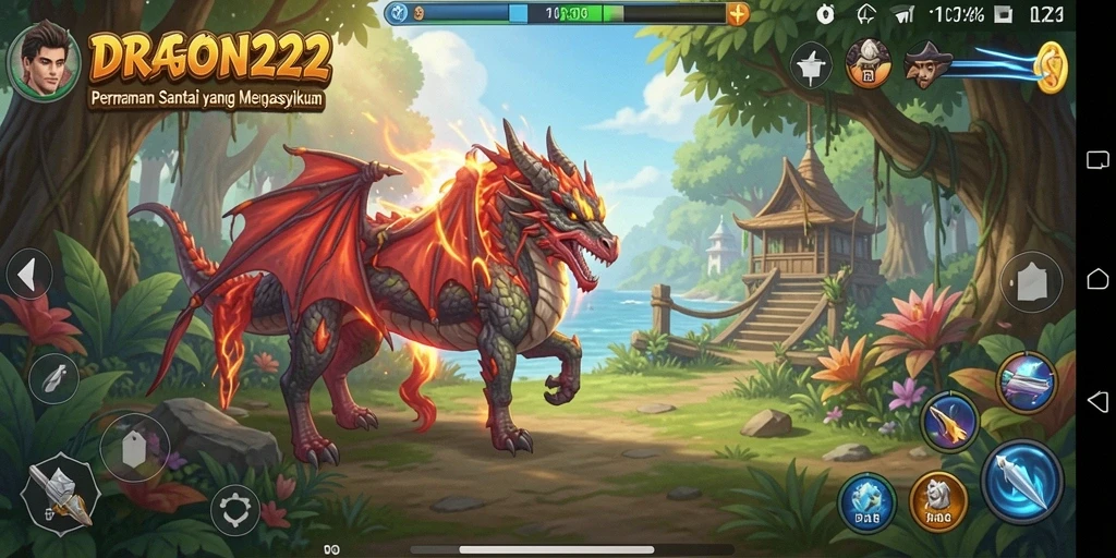 Tampilan mengesankan dari gameplay <strong>DRAGON222</strong>, penuh warna dan menarik.
