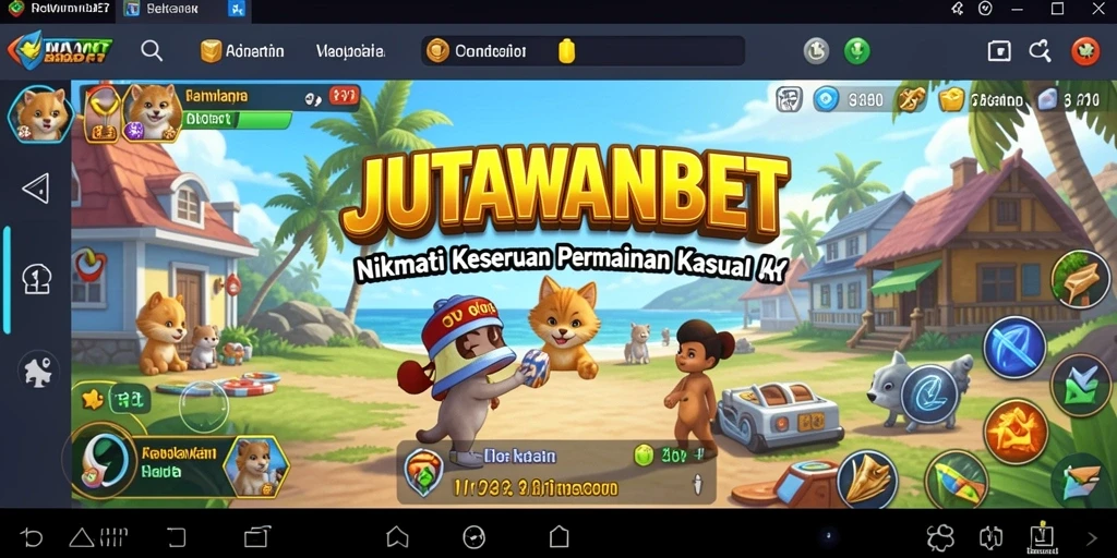 Tampilan gameplay seru dan mengasyikkan di JUTAWANBET.