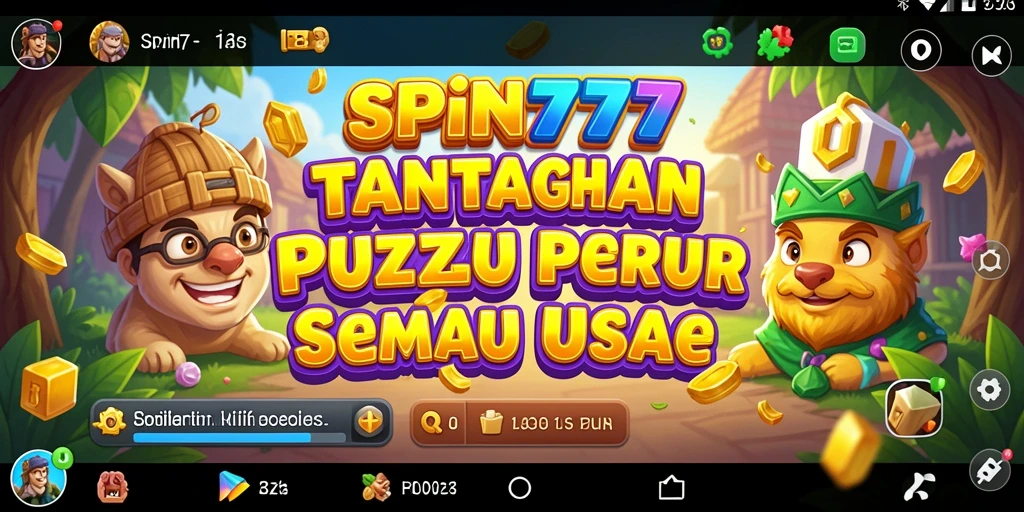 Screenshot gameplay SPIN777 yang menampilkan tantangan Puzzle yang menarik.